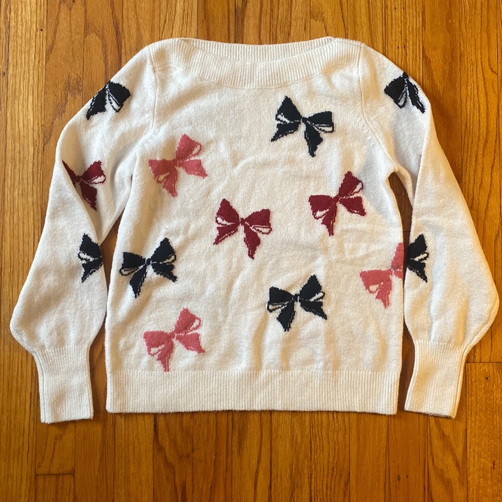 Loft Sweater with Bows